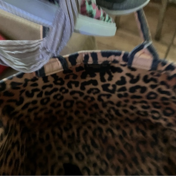 Christian Dior cheetah print canvas tote xl (fits books files laptops and more - Picture 2 of 6